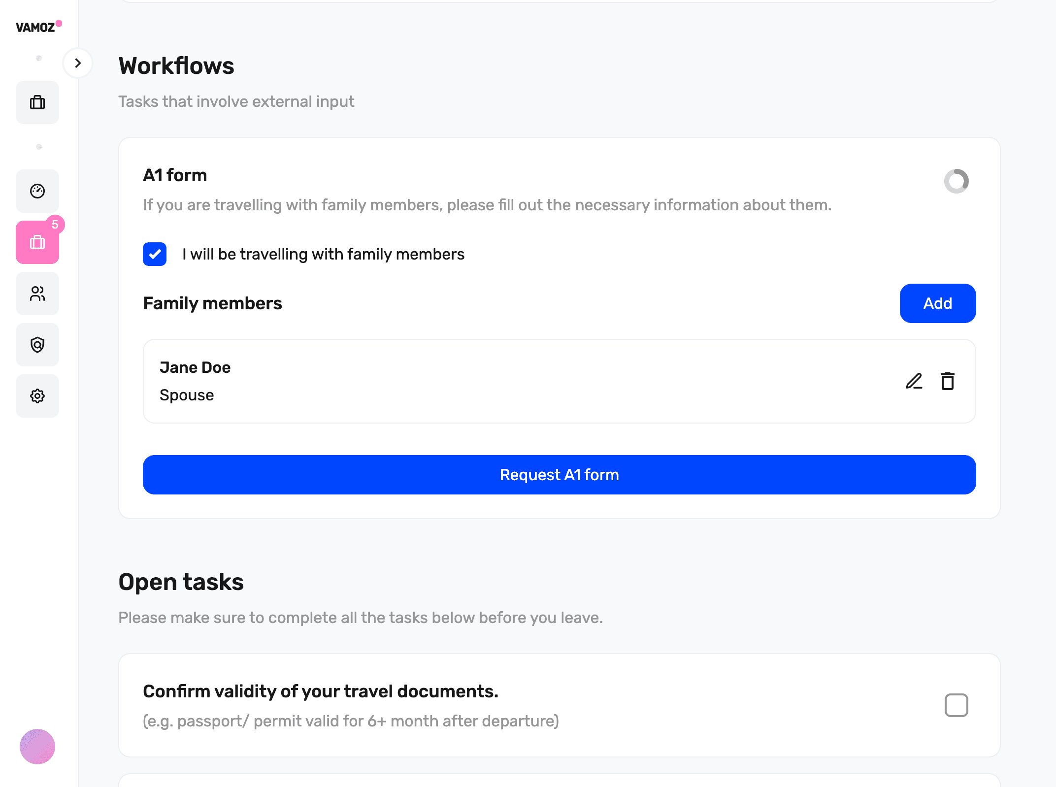 Preview of the A1 form automation feature