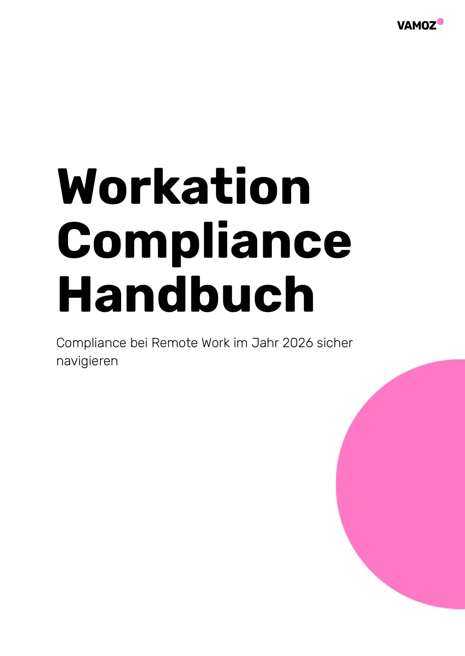 Cover des deutschen Workation Compliance Handbuchs 2026
